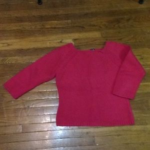 Fun Fushcia Gap Sweater, Size Small